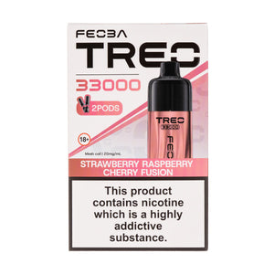 Feoba Treo 33K Prefilled Pod Kit in Strawberry Raspberry Cherry Fusion