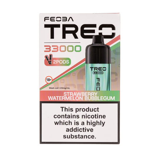 Feoba Treo 33K Prefilled Pod Kit n Strawberry Watermelon Bubblegum