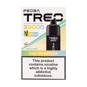 Feoba Treo 33K Prefilled Pod Kit - Sour Pineapple Ice