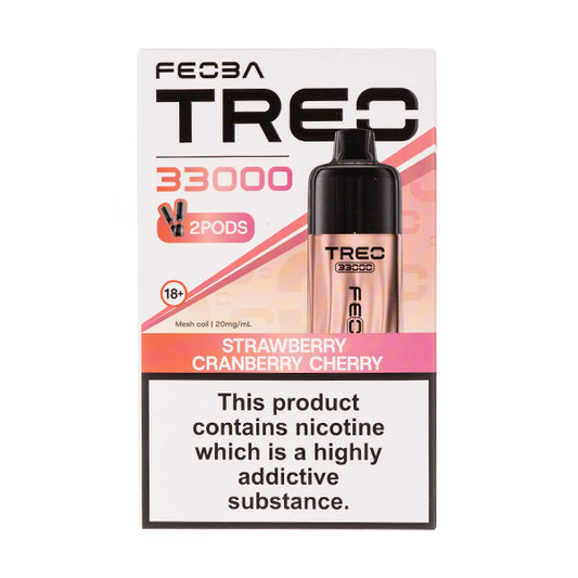 Feoba Treo 33K Prefilled Pod Kit - Strawberry Cranberry Cherry