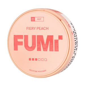 Fiery Peach Nicotine Pouches by Fumi
