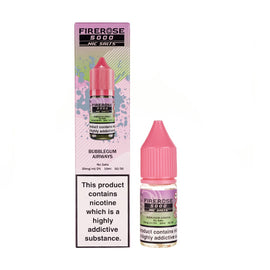 Firerose 5000 Bubblegum Airways Nic Salt E-Liquid by Elux