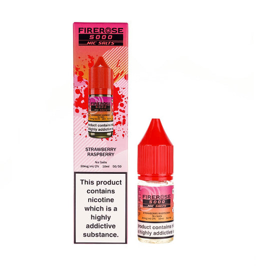Firerose 5000 Strawberry Raspberry Nic Salt E-Liquid by Elux