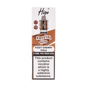 Fizzy Cherry Cola Krystal Max Prefilled Pod + Refill by Higo