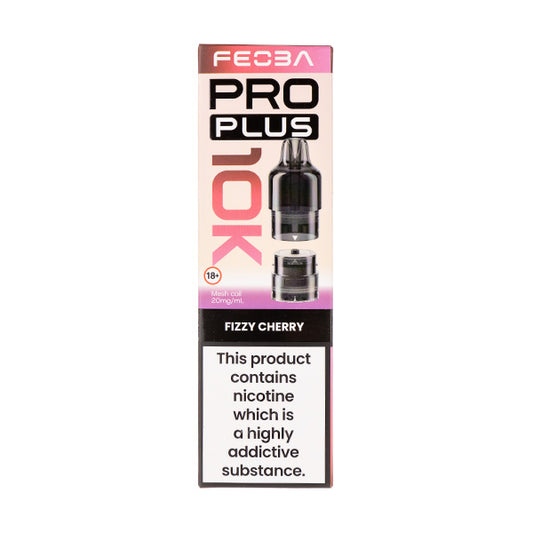 Fizzy Cherry Pro Plus 10K Prefilled Pod + Refill by Feoba