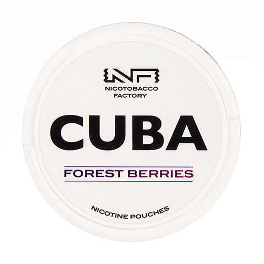 Forest Berries Nicotine Pouches by Cuba White