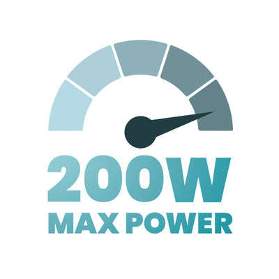 Up To 200W Of Power