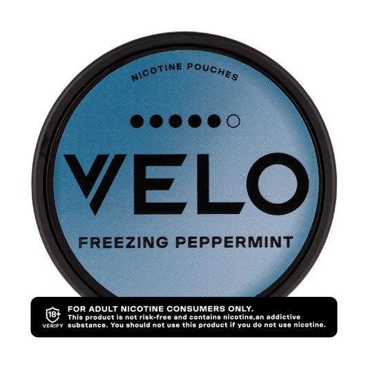 Freezing Peppermint Nicotine Pouches by VELO