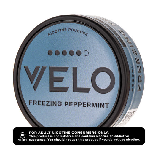 Freezing Peppermint Nicotine Pouches by VELO