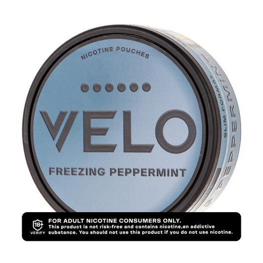 Freezing Peppermint Nicotine Pouches by VELO