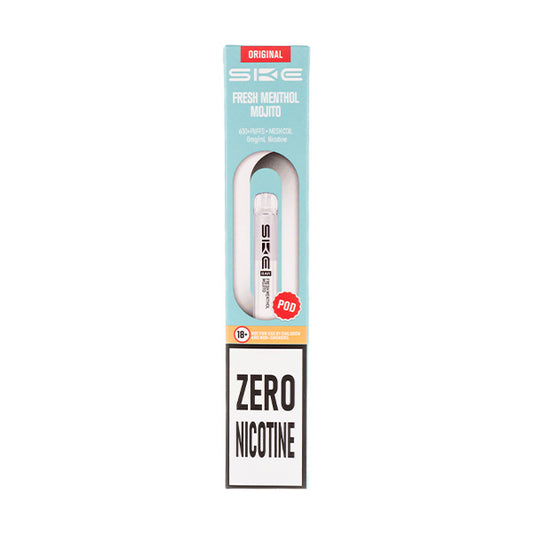 SKE Crystal 600 Fresh Menthol Mojito Zero Nicotine Prefilled Pods | Vape Superstore SKE Crystal 600 Fresh Menthol Mojito Zero Nicotine Prefilled Pods | Vape Superstore