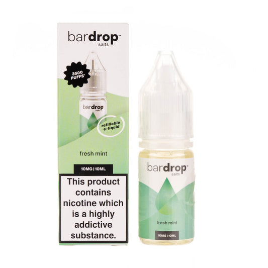 Fresh Mint Nic Salt E-liquid by Bar Drop