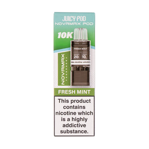 Fresh Mint Novamax 10k Prefilled Pod + Refill by Juicy Pod