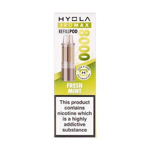 Fresh Mint Pro Max 8000 Prefilled Pod + Refill by Hyola