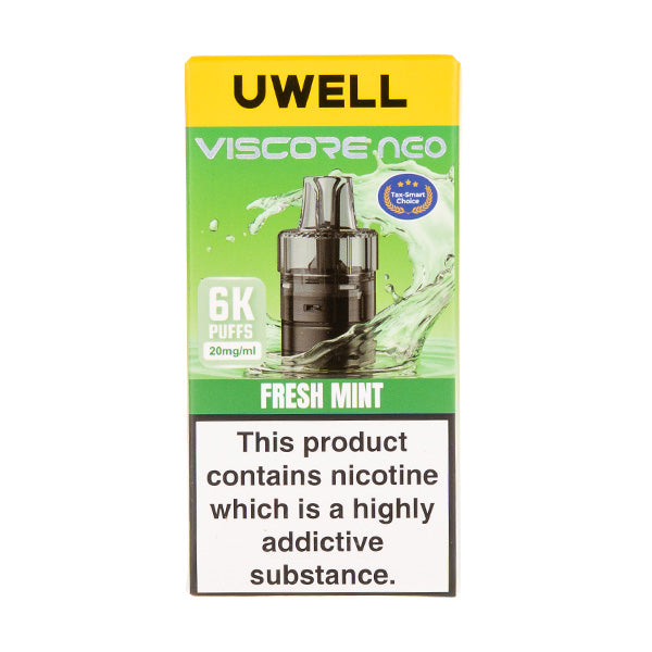 Uwell Fresh Mint Viscore Neo 6K Prefilled Pod + Refill by Uwell — image 1 of 1