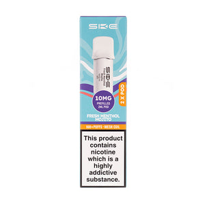 Fresh Menthol Mojito Crystal 600 Pro Prefilled Pods by SKE - 10mg