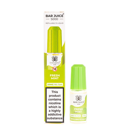 Fresh Mint Nic Salt E-Liquid by Bar Juice 5000