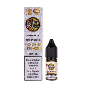 Frozen Exotic Mango on Ice Nic Salt E-Liquid by Ruthless Bar Saltz