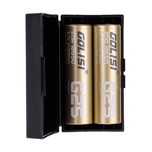 G25 18650 Batteries - Pack of 2 by Golisi open