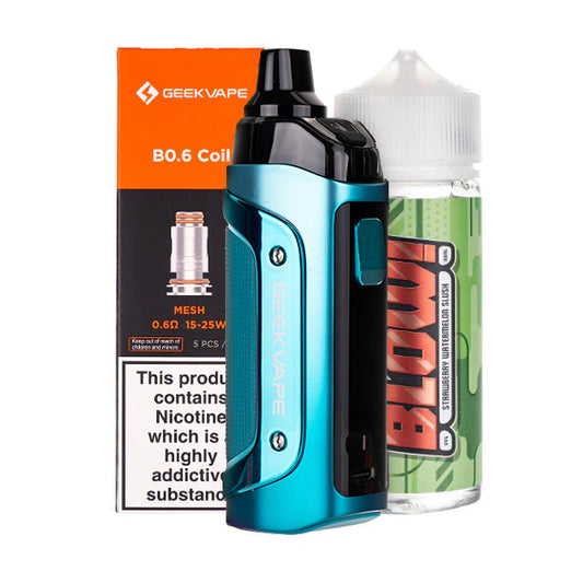 Geek Vape Aegis Boost 3 Pod Kit Bundle - Incl. Pack of Coils and Shortfill. Geek Vape Aegis Boost 3 Pod Kit Bundle - Incl. Pack of Coils and Shortfill.