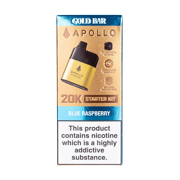 Gold Bar Apollo 20k Pod Kit - Closed Big Puff Kit | Vape Superstore