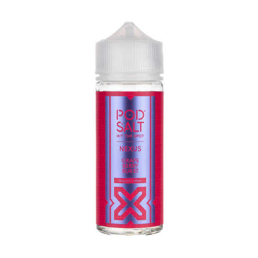 Grape Berry Burst 100ml Shortfill E-Liquid by Pod Salt Nexus