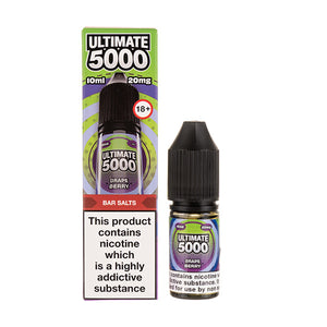 Grape Berry Nic Salt E-Liquid by Ultimate 5000 Bar Salt