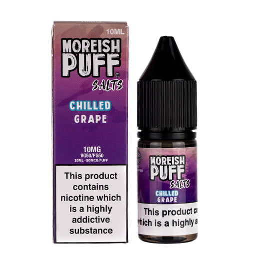 Grape Chilled Nic Salt E-Liquid by Moreish Puff