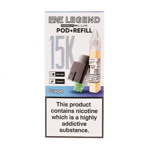 Grape ENE Legend 15K Prefilled Pod + Refill by Elux