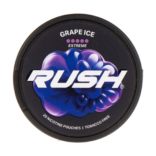 Grape Ice Extreme Nicotine Pouches by Rush