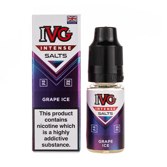 Grape Ice Nic Salt E-Liquid by IVG Intense Salts