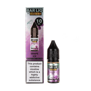 Grape Ice Nic Salt E-Liquid by Zeus Juice Bar Liq