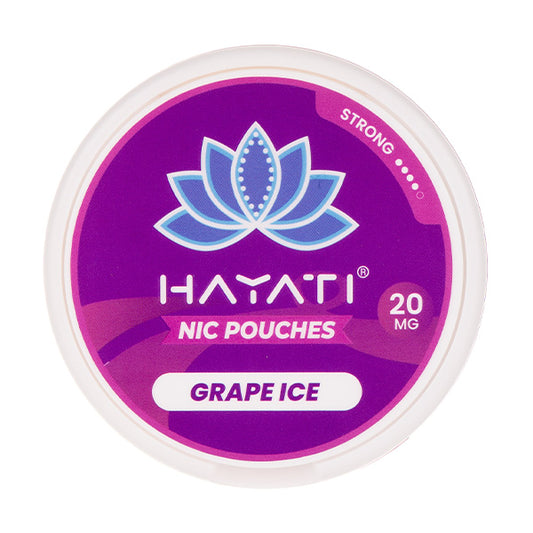 Grape Ice Nicotine Pouches by Hayati 20mg
