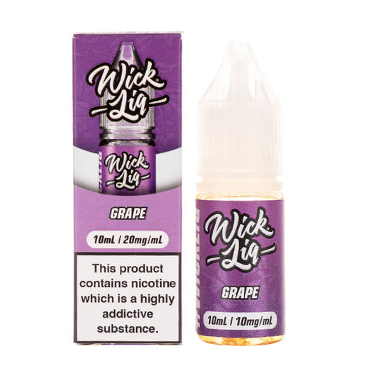 Grape Nic Salt E-Liquid by Wick Liq Bar Juice