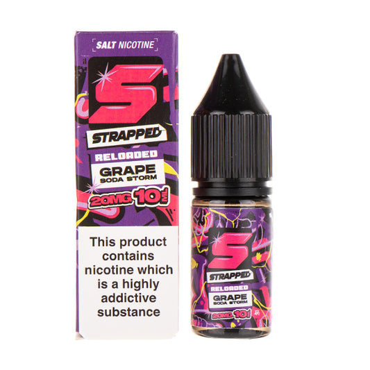 Grape Soda Storm Nic Salt E-Liquid by Strapped Reloaded