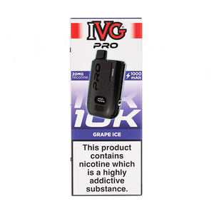 IVG Pro 12 Prefilled Pod Vape Kit (20mg) - Grape Ice