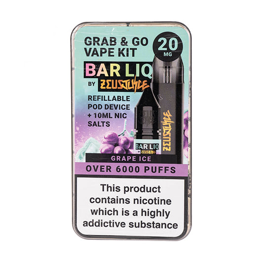 Zeus Juice Grab & Go Pod Kit - Grape Ice