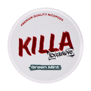 Green Mint Nicotine Pouches by Killa Exclusive