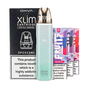 OXVA Xlim Go 2 Pod Kit Bundle Green Ripple