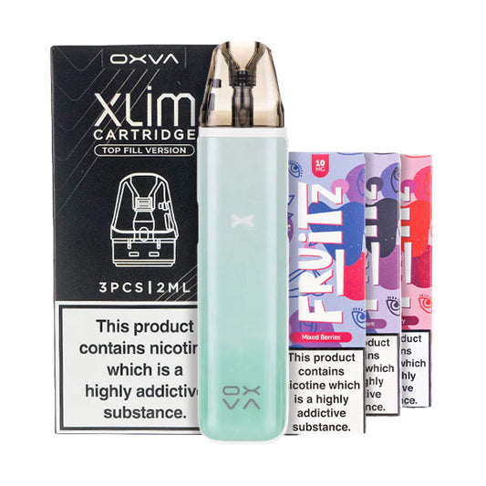 OXVA Xlim Go 2 Pod Kit Bundle Green Ripple