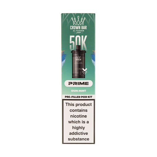 Gum Mint 50K Hypermax Prime Prefilled Pod + Refill by Al Fakher
