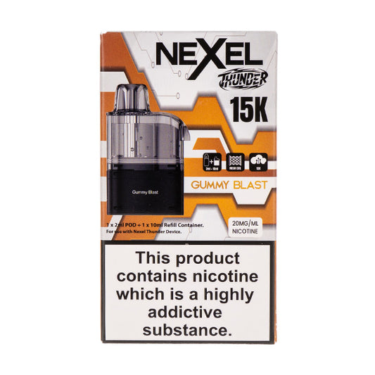 Gummy Blast Thunder 15k Prefilled Pod + Refill by Nexel
