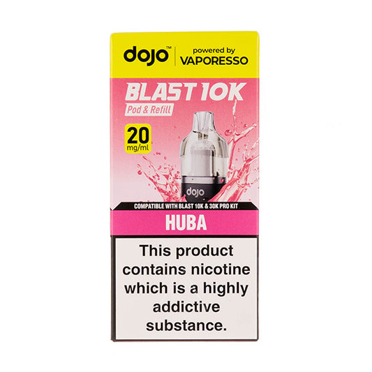 HUBA Dojo Blast 10K Prefilled Pod + Refill by Vaporesso
