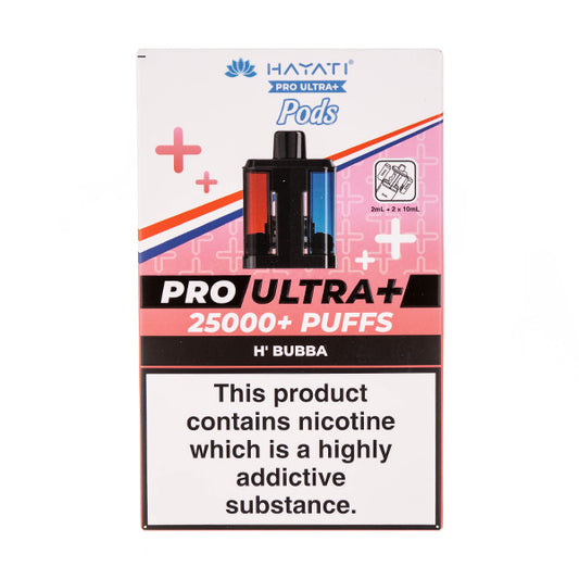 H'Bubba Pro Ultra 25k Prefilled Pod + Refill by Hayati