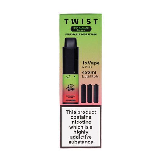 Happy Vibes Twist 2400 Disposable Vape - Up to 2400 Puffs