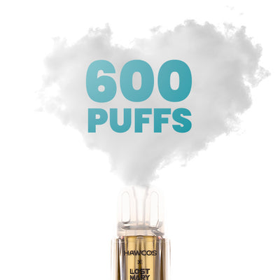 600 Puffs Out Of The Box