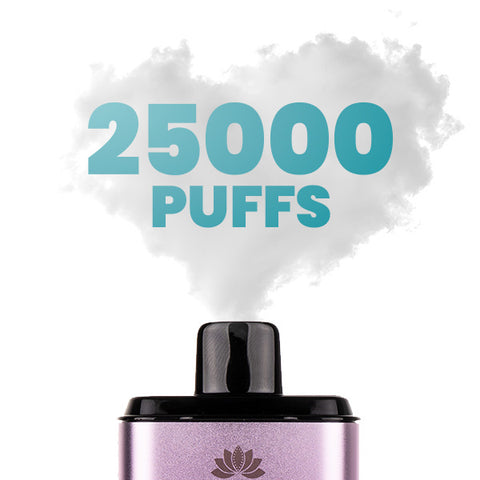 Up to 25,000 Puffs