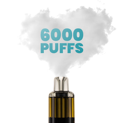Up to 6000 Puffs Per Fill