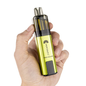 Hayati Pro Max Prefilled Pod Kit in hand