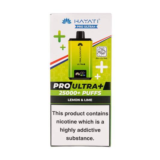 Hayati Pro Ultra Plus 25K Prefilled Pod Kit | 25,000 Puffs Hayati Pro Ultra Plus 25K Prefilled Pod Kit | 25,000 Puffs